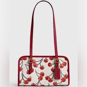NWT Coach Swing Zip Bag With Cherry Print Y2K style CZ494